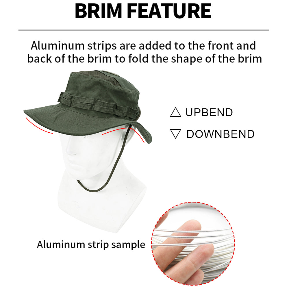SINAIRSOFT Tactical PRO Second Generation Camo Round Edge Hat Summer Sunshade Hats