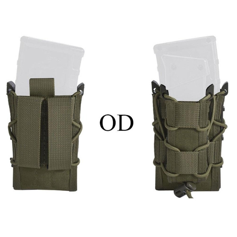 Tactical Double Magazine Pouch 1000D Nylon Airsoft Molle Rifle Mag Holster Bags Holsters For Rifle pistol M4 M16 AK Glock 1911 AR15
