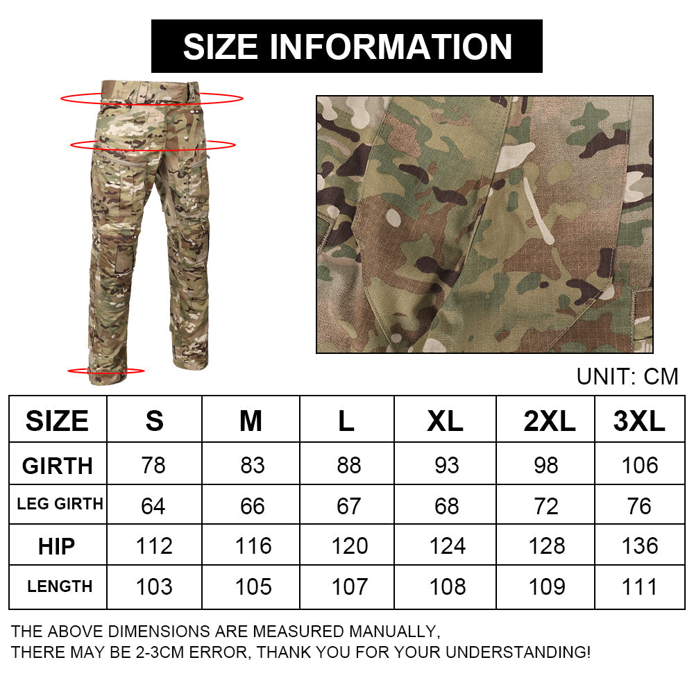 SINAIRSOFT Men's Outdoor Trousers With Multiple Pockets Tactical Pant