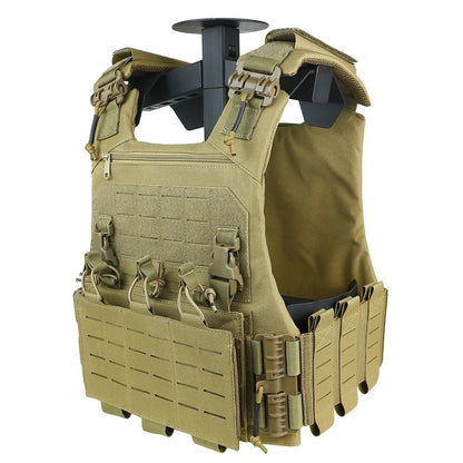 SINAIRSOFT VCU Tactical Vest Lightweight Laser Carrier With 556 762 Magazine Pouch