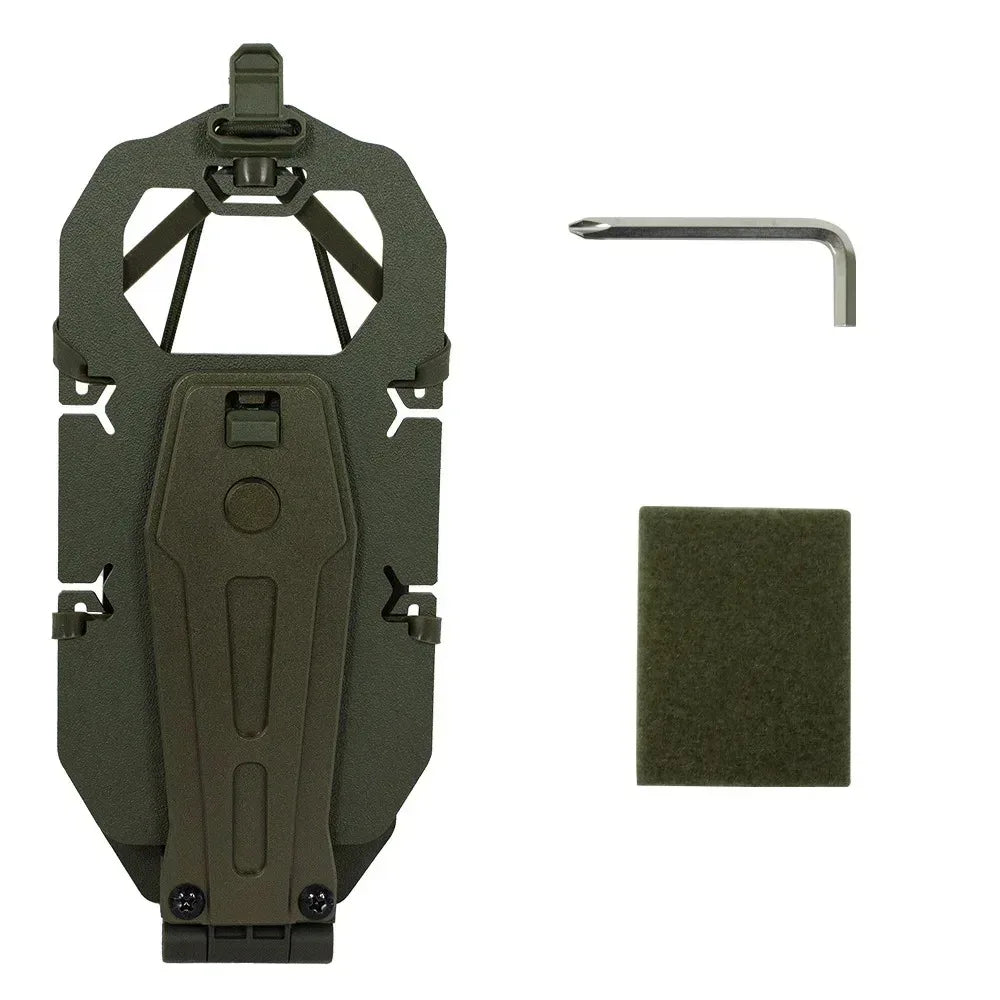SINAIRSOFT Tactical Vest Molle Accessories Chest Strap Folding Navigation Board