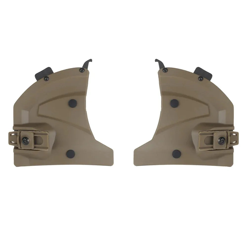 ملحقات غطاء الأذن الواقي لسماعة الرأس والسكك الحديدية التوجيهية للجانب 3.0 من خوذة SINAIRSOFT التكتيكية
