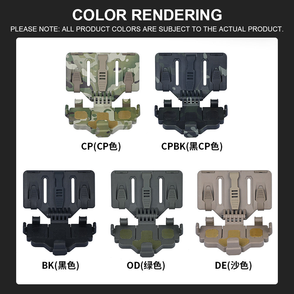 SINAIRSOFT Tactical Folded Vest Front Molle Navigation Board Holder