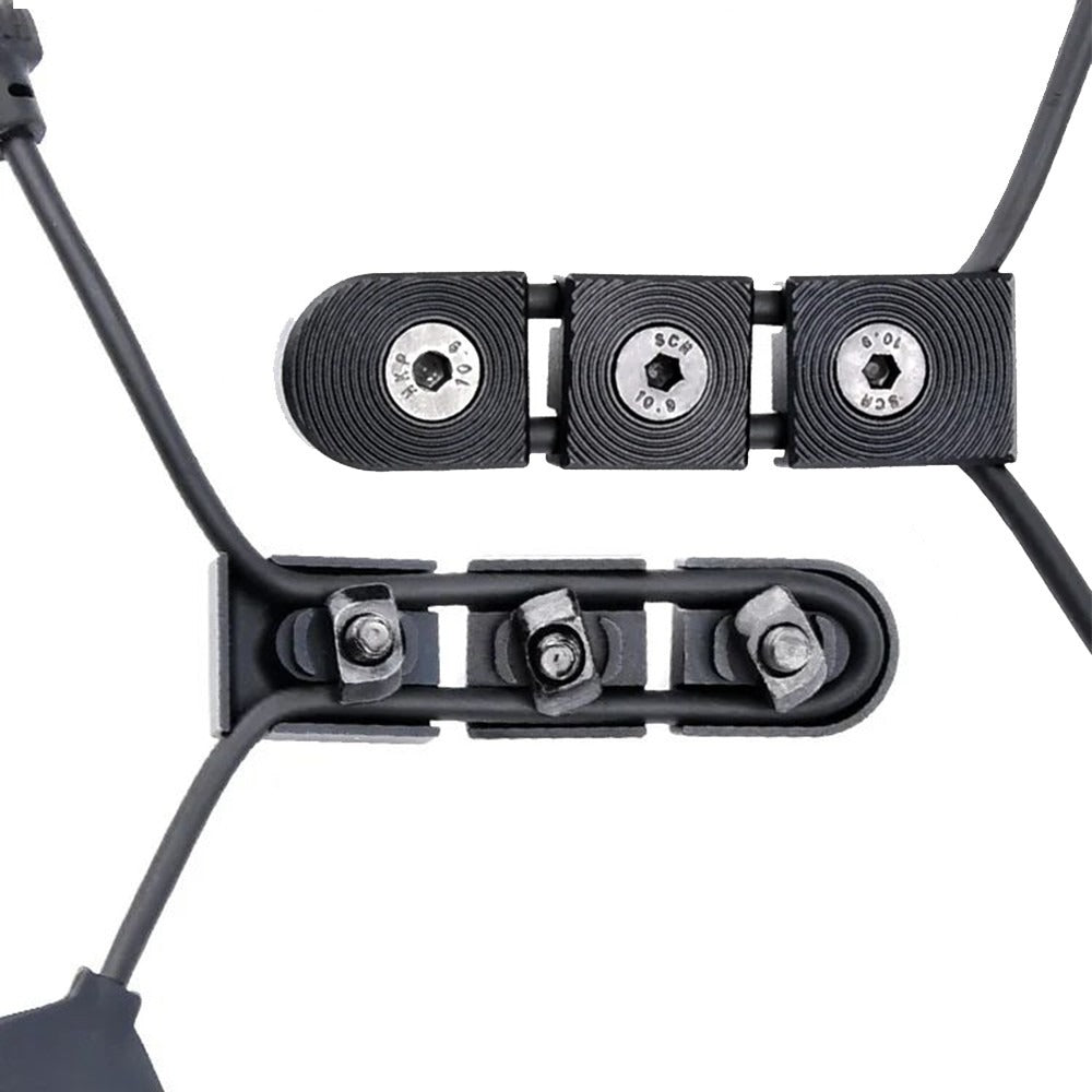 SINAIRSOFT Tactical M-LOK Cable Clip Wire Guide System Flashlight Tail Picatinny Rail Cover