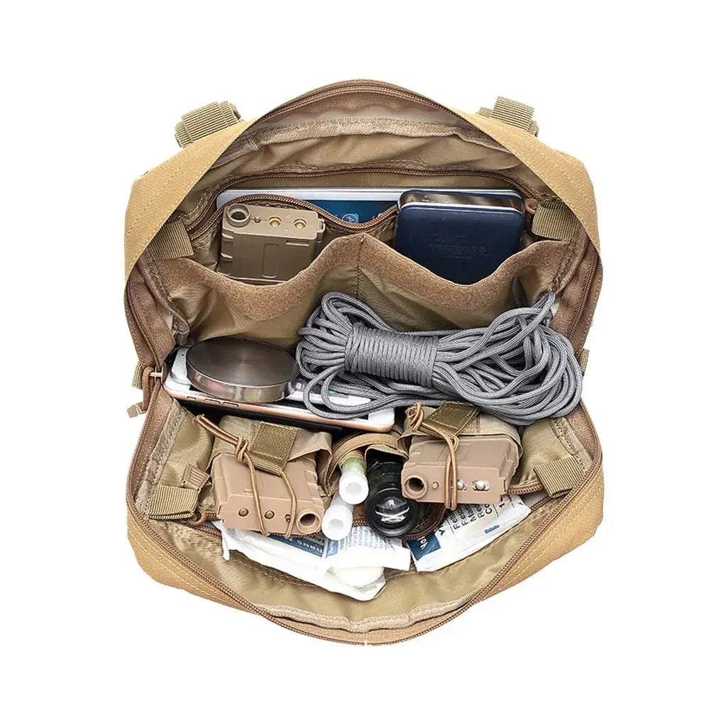SINAIRSOFT Tactical Recon Kit Bag Molle Pouch Chest Rig Bag Multi-Purpose EDC Carry Pouches