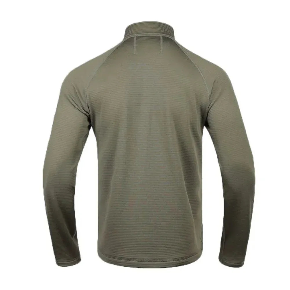 EMERSONGEAR Blue Label سويت شيرت بقبعة "ستيلث" بأكمام طويلة قمصان تكتيكية
