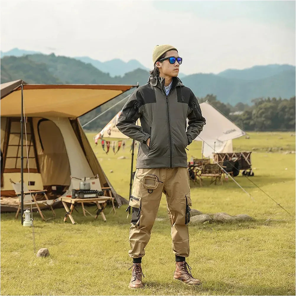 EMERSONGEAR Blue Lable E2 Functional Tech Jacket Men Windproof Waterproof  Coats