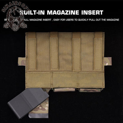 SINAIRSOFT Tactical Triple Magazine Pouch Rifle Magazine Holder