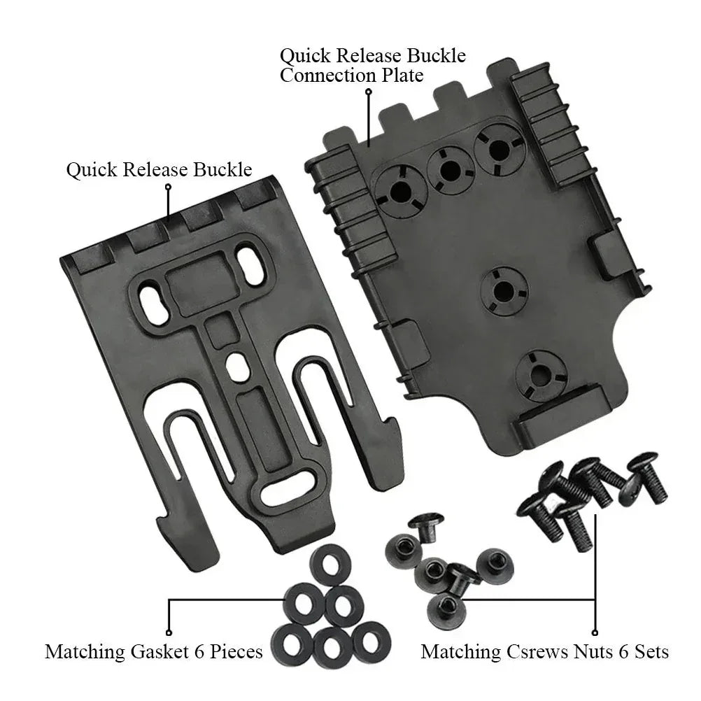 SINAIRSOFT Tactical Quick Release Locking System Kit Holster Adapter QLS Jagd Paintball