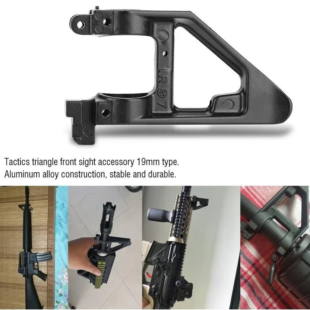 SINAIRSOFT Tactical Metal Front Triangle Sight + Sling Swivels for Airsoft Hunting M Series