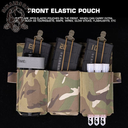 SINAIRSOFT Tactical Triple Magazine Pouch Rifle Magazine Holder