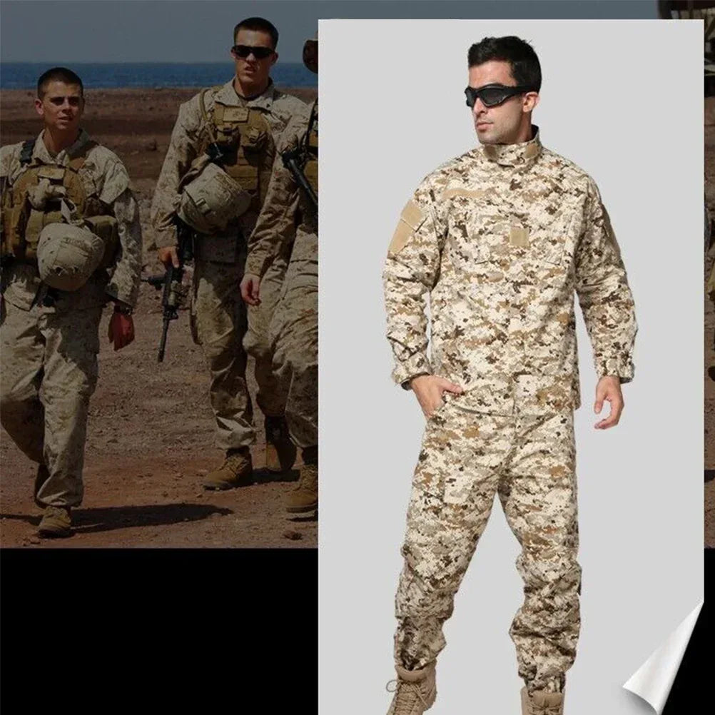 زي قتالي تكتيكي من SINAIRSOFT للرجال، بدلة ملابس صيد، قميص وبنطال