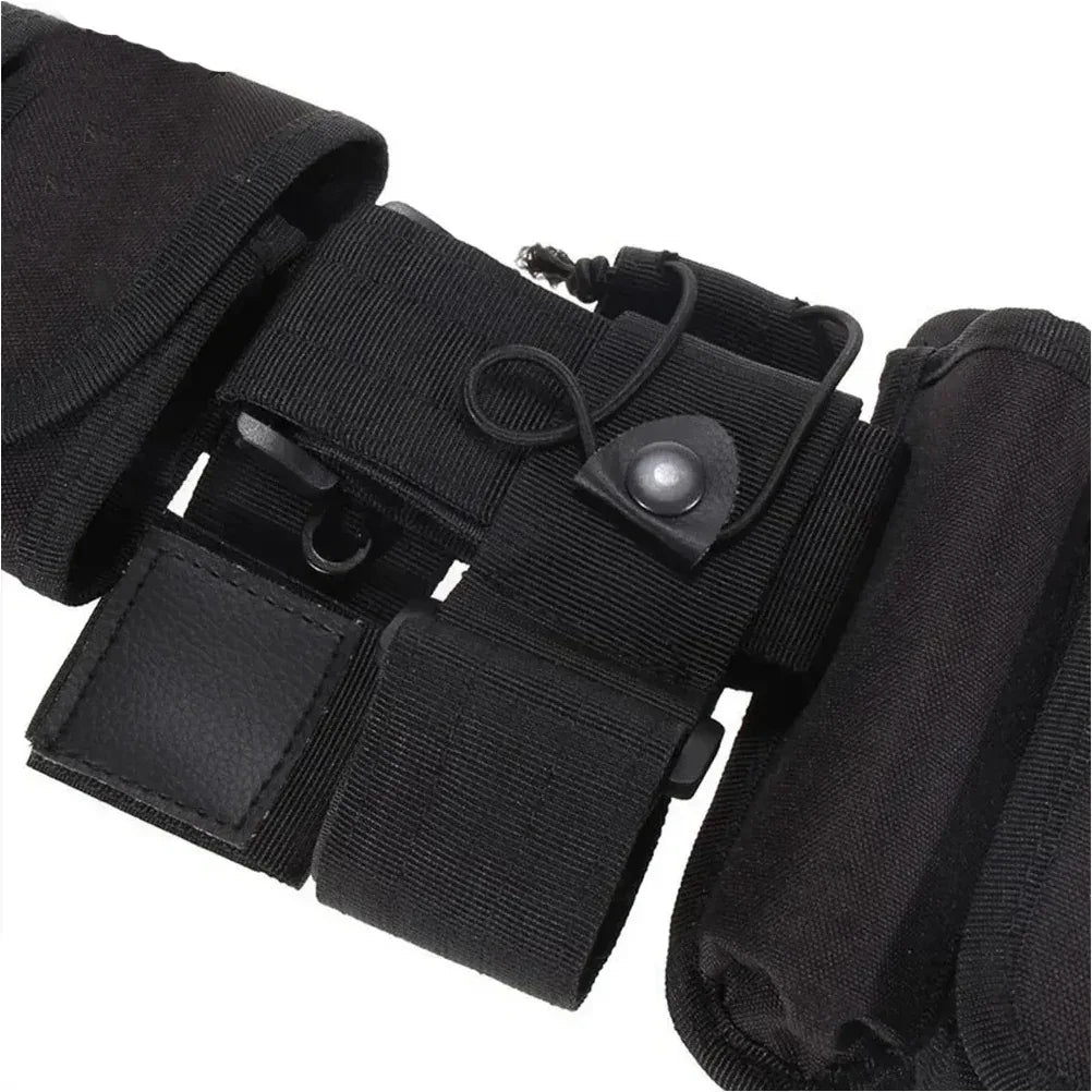 SINAIRSOFT Outdoor Men Belts Multi-function Tactical Belt Security Police Guard