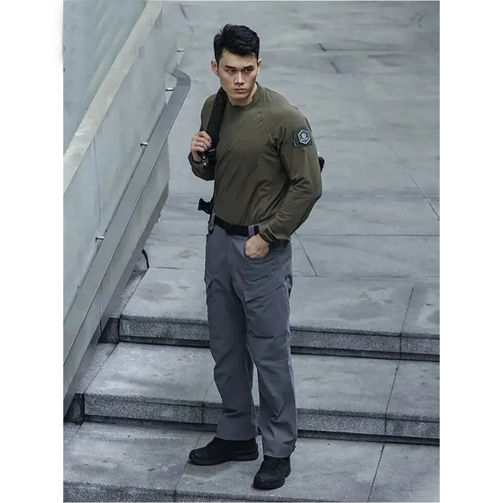 تي شيرت بولو EMERSONGEAR Blue Label Hunter للحماية من الشمس UPF100+ قمصان يومية
