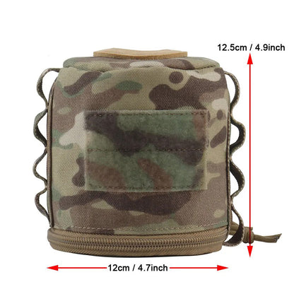 SINAIRSOFT Tactical Roll Paper Storage Bag Toilet Tissue Paper Molle Pouch Storage