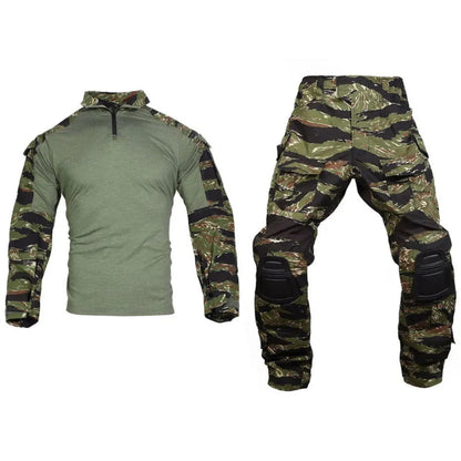 EMERSONGEAR Tactical G3 Combat Suit Shirt Pants With Knee Pads TS