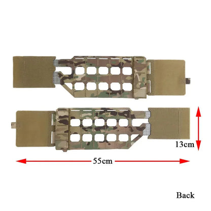 SINAIRSOFT Taktika KZ Plata Portaĵujo Ŝultrobendo MOLLE Zono Fleksebla Stilo K19 KZ Vestaĵo Plataĵo