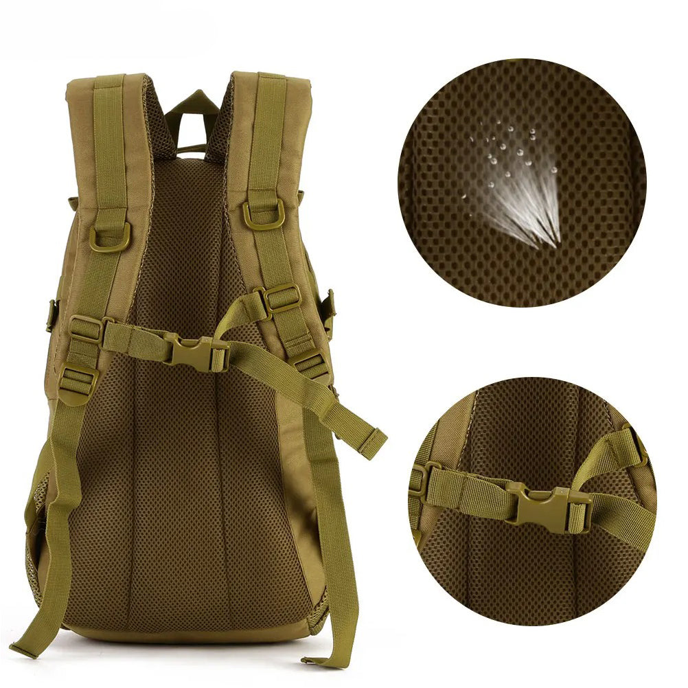 SINAIRSOFT Tactical Molle 25L Sport Backpack Camping Rucksack Bags