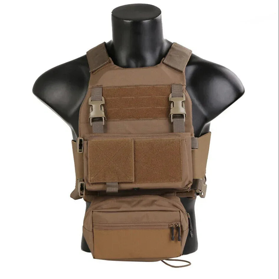 حقيبة Emersongear التكتيكية FCS Slicker Plate Carrier Sack Pouch Micro Fight Chassis Vest
