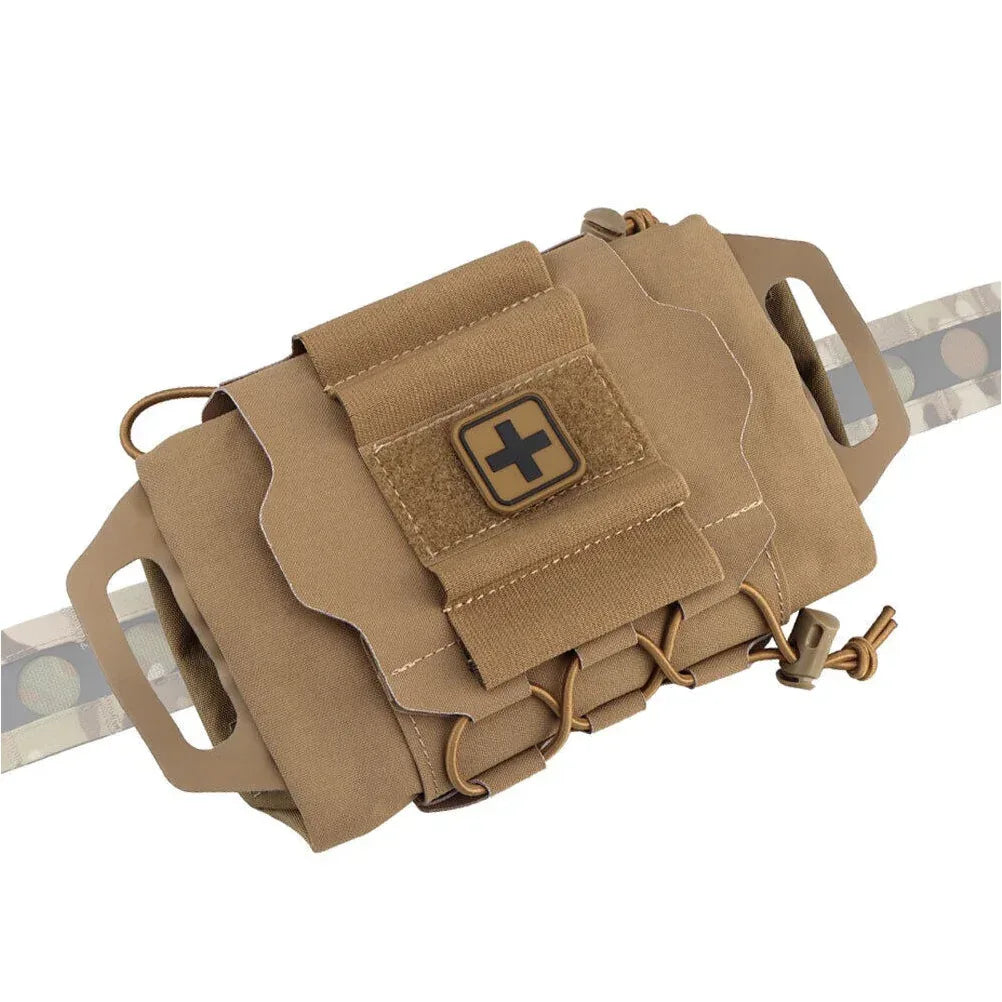 حقيبة إسعافات أولية تكتيكية من SINAIRSOFT، قطعة واحدة، حقيبة طبية للحمل، عبوة طوارئ.