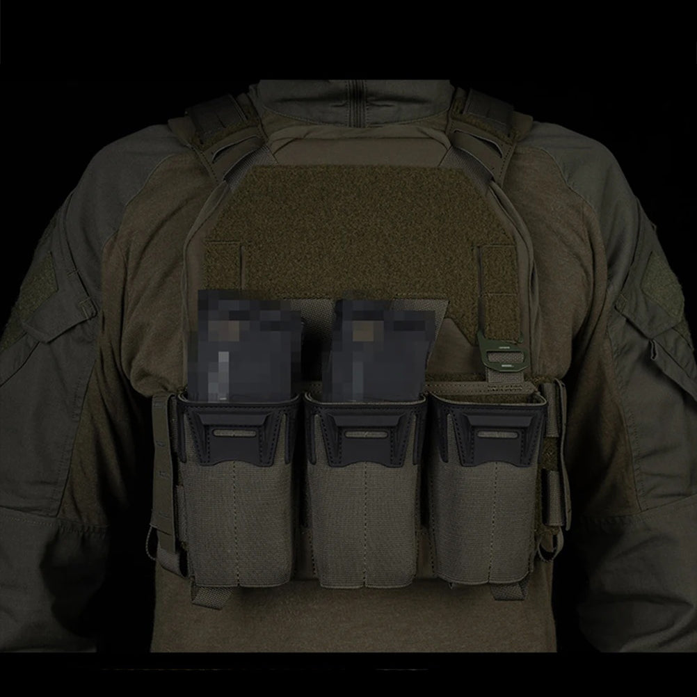 SINAIRSOFT K-Type G Hook Triple Magazine Pouch Panel Back With Hook&Loop Plate