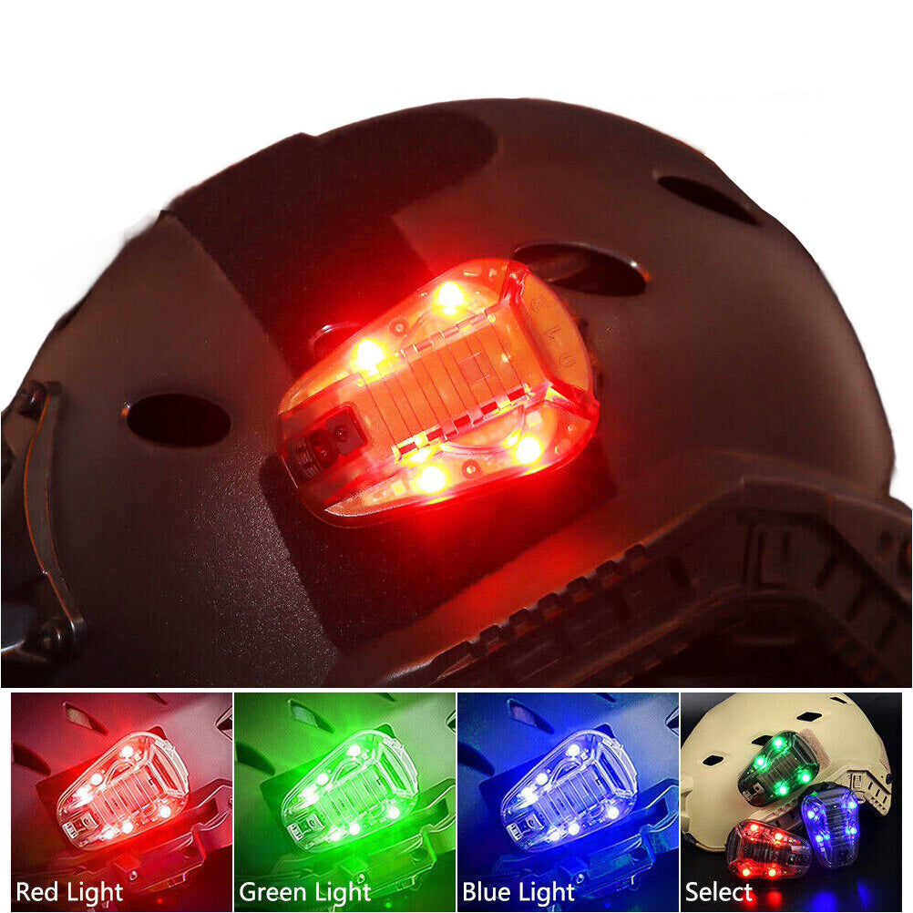 SINAIRSOFT Tactical Airsoft Red Green Manta Strobe Light Helmet Lamp Flash