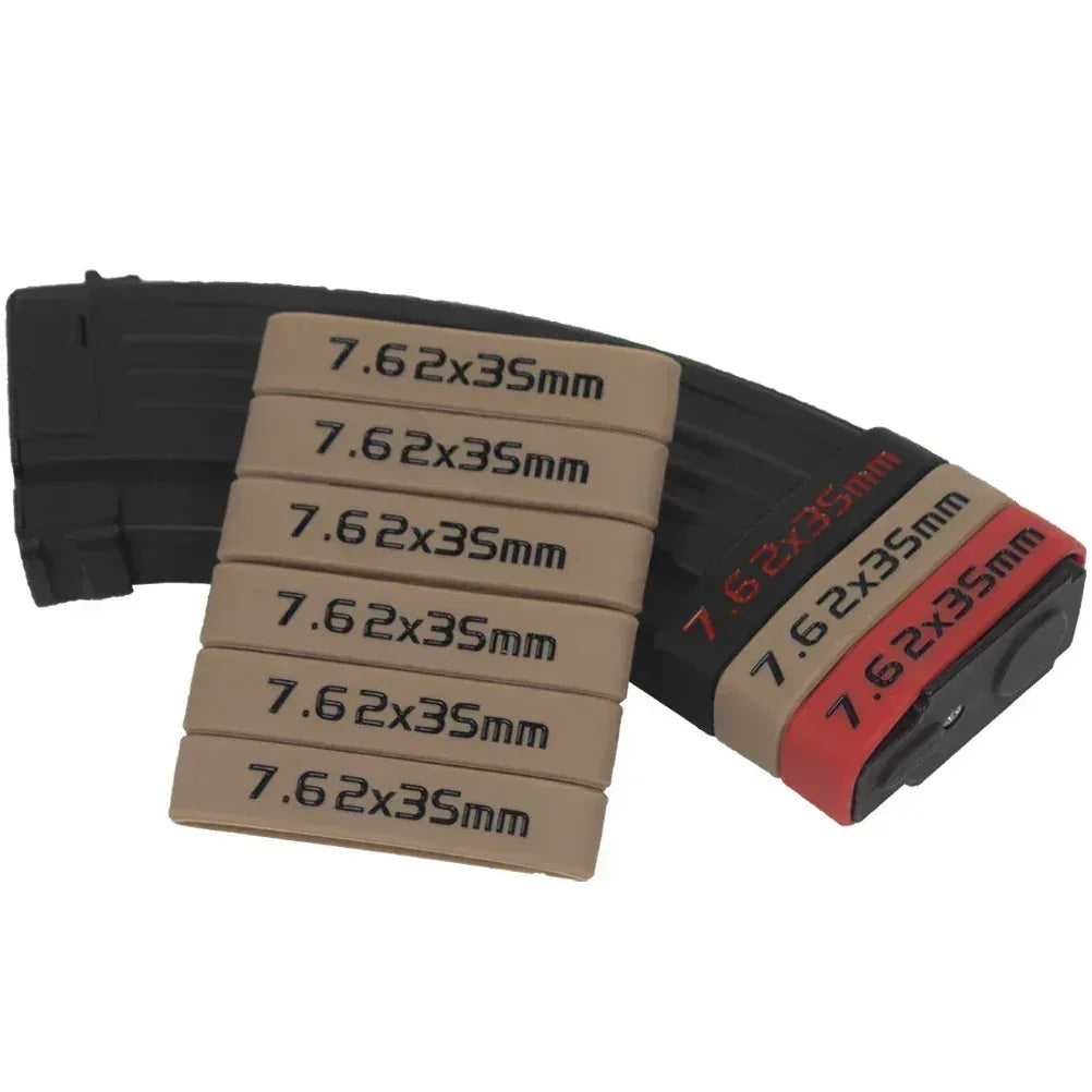 SINAIRSOFT Tactical Magazine Marking Band Airsoft Rifle Elastic Mag Rubber Ring 7.62