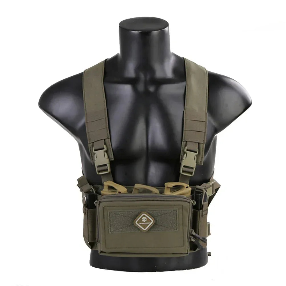 EMERSONGEAR D3CR Micro Tactical Chest Mount سترة صدر MOLLE تكتيكية