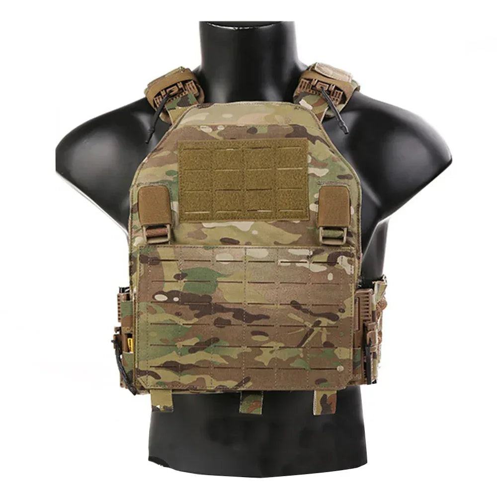 سترة تكتيكية EMERSONGEAR LAVC Assault MOLLE حامل لوحات دروع واقية للجسم