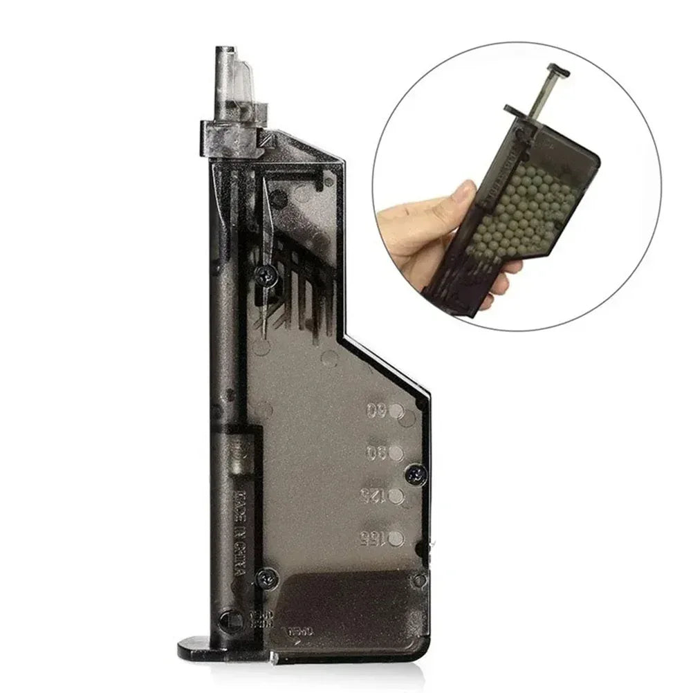 SINAIRSOFT Airsoft Speed Loader أداة تعبئة عالية السعة لكرات Airsoft BB مقاس 6 ملم 155 طلقة