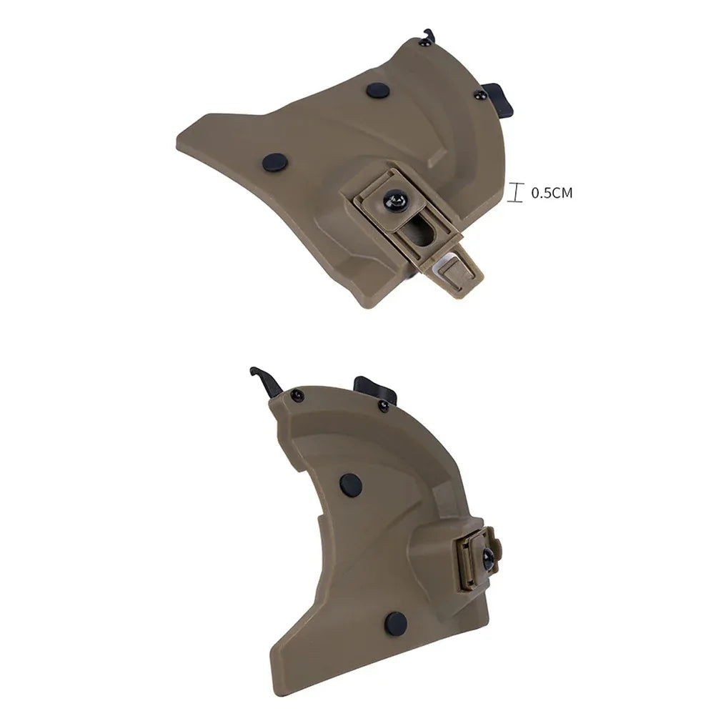 ملحقات غطاء الأذن الواقي لسماعة الرأس والسكك الحديدية التوجيهية للجانب 3.0 من خوذة SINAIRSOFT التكتيكية