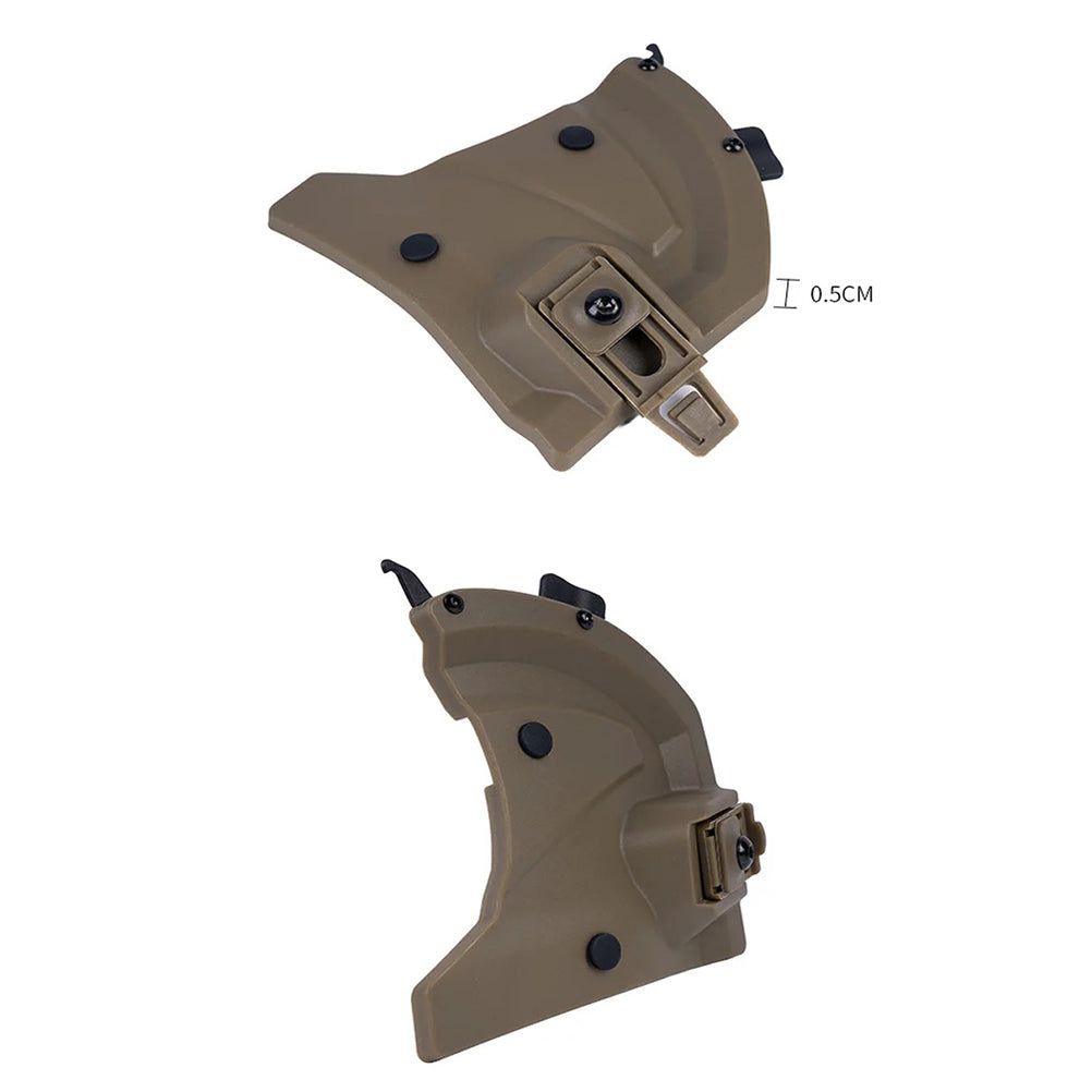 SINAIRSOFT Tactical Helmet 3.0 Guide Rail Side Ear Cover Protection Earmuffs Accessories