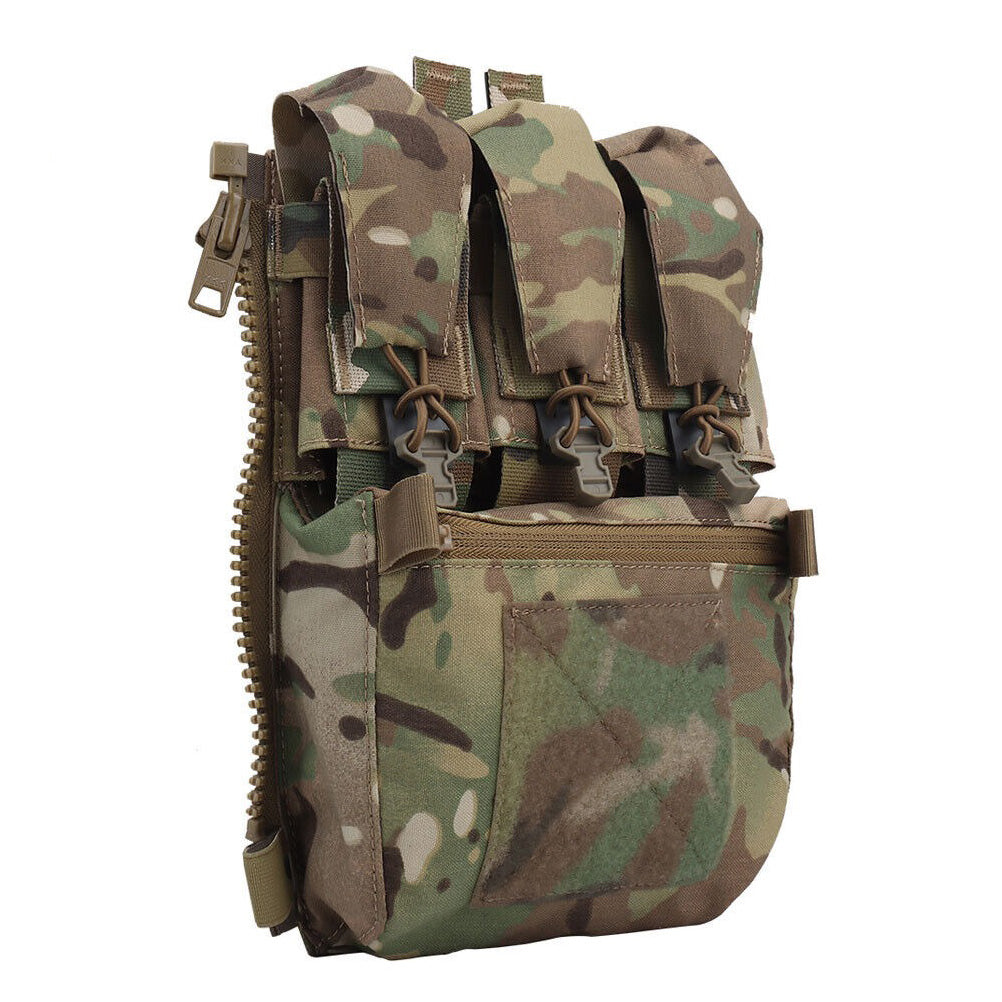 SINAIRSOFTTactical Assault Back Panel Zip-on Pouch Pack Nylon Pocket