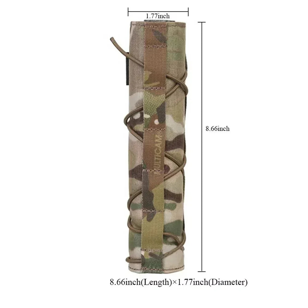 EMERSONGEAR 8.7 بوصة 22 سم غطاء كاتم صوت ملفوف