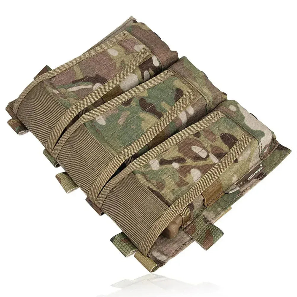 جراب مجلات EMERSONGEAR الثلاثي 5.56 Molle Mag Holder