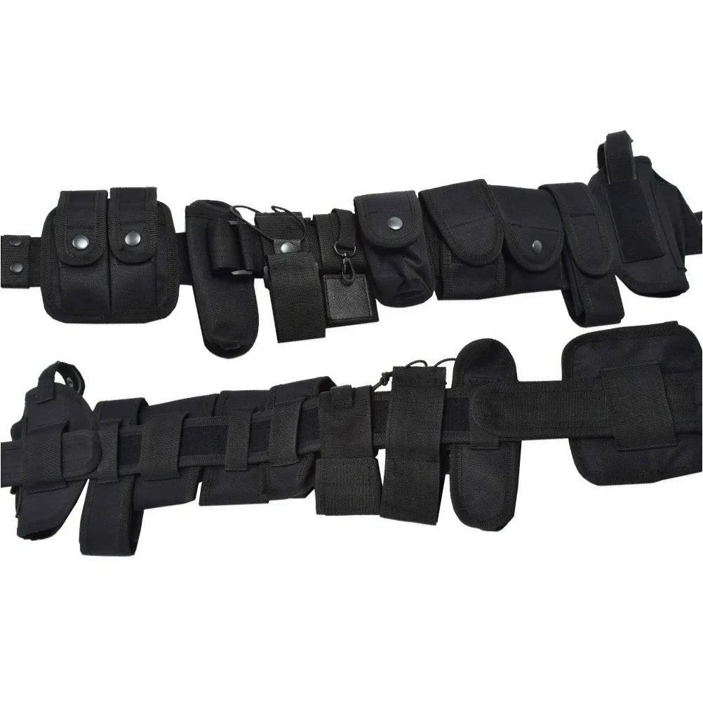 SINAIRSOFT Outdoor Men Belts Multi-function Tactical Belt Security Police Guard