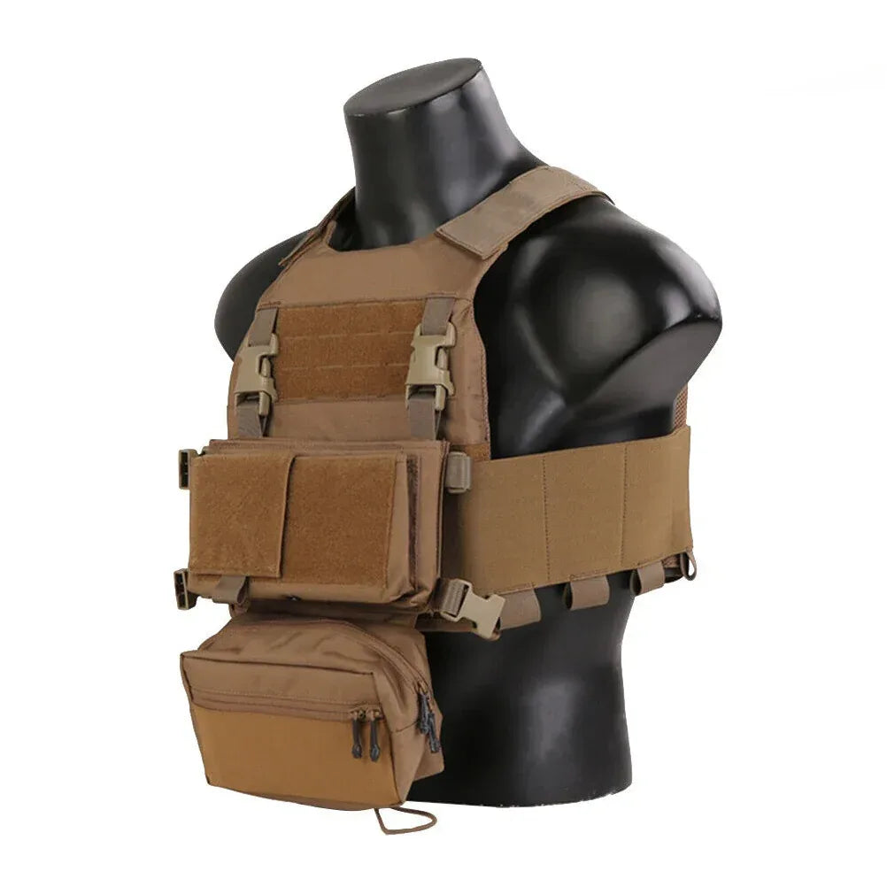 حقيبة Emersongear التكتيكية FCS Slicker Plate Carrier Sack Pouch Micro Fight Chassis Vest