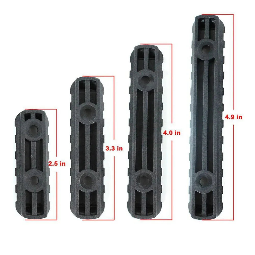 SINAIRSOFT M-Lok Rail Section 5 7 9 11 فتحة بوليمر بيكاتيني M-LOK Rail 4 قطع