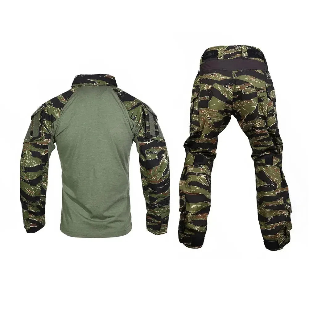 EMERSONGEAR Tactical E3 Combat Suit Shirt Pants With Knee Pads TS