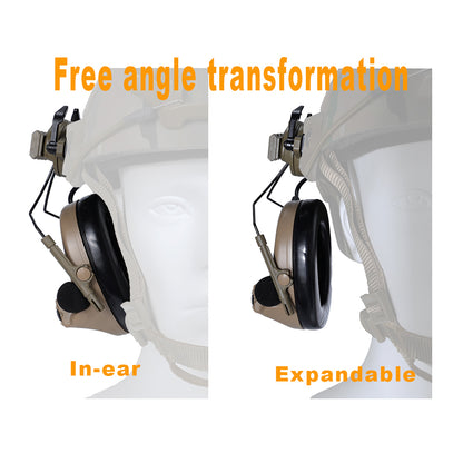SINAIRSOFT Z-Tactical Softair Aviation Headset For FAST Helmet Rail Adapter Set