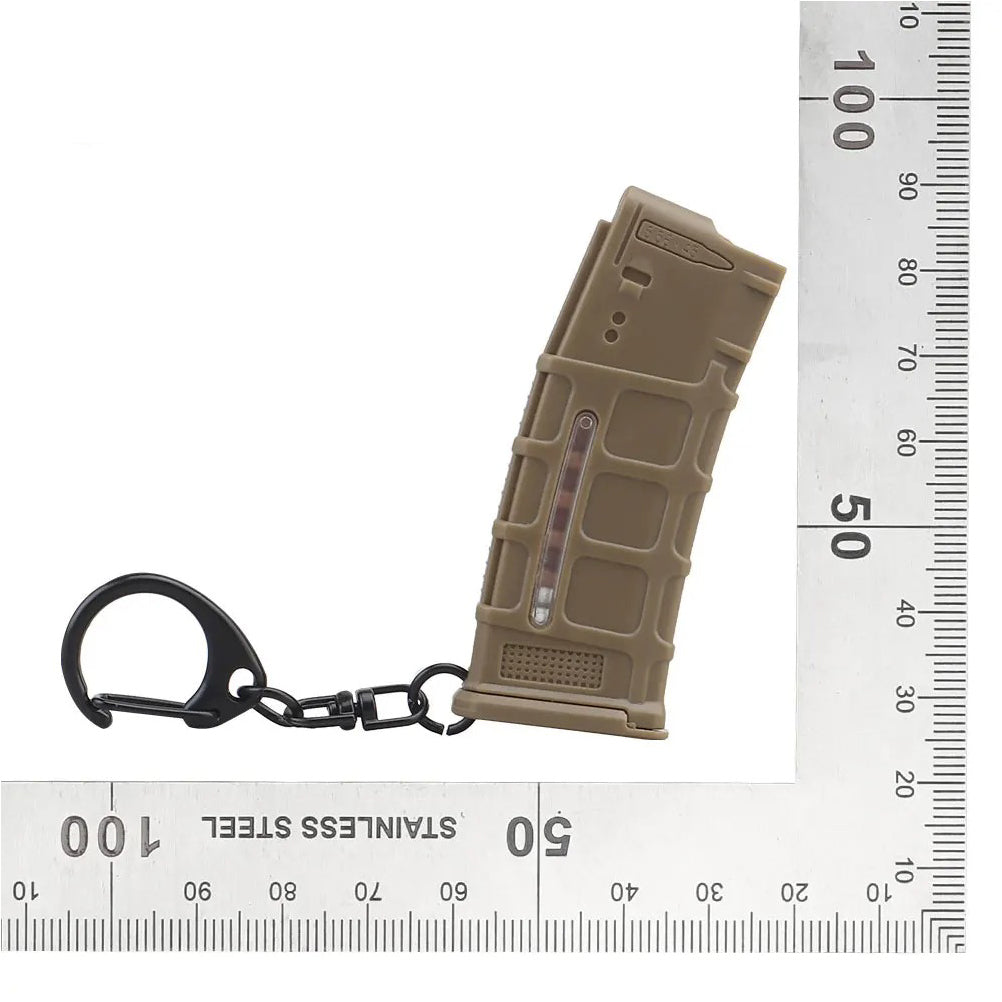 SINAIRSOFT 5.56 Magazine Keychain Mini Tactical Replica Key Ring Paintball