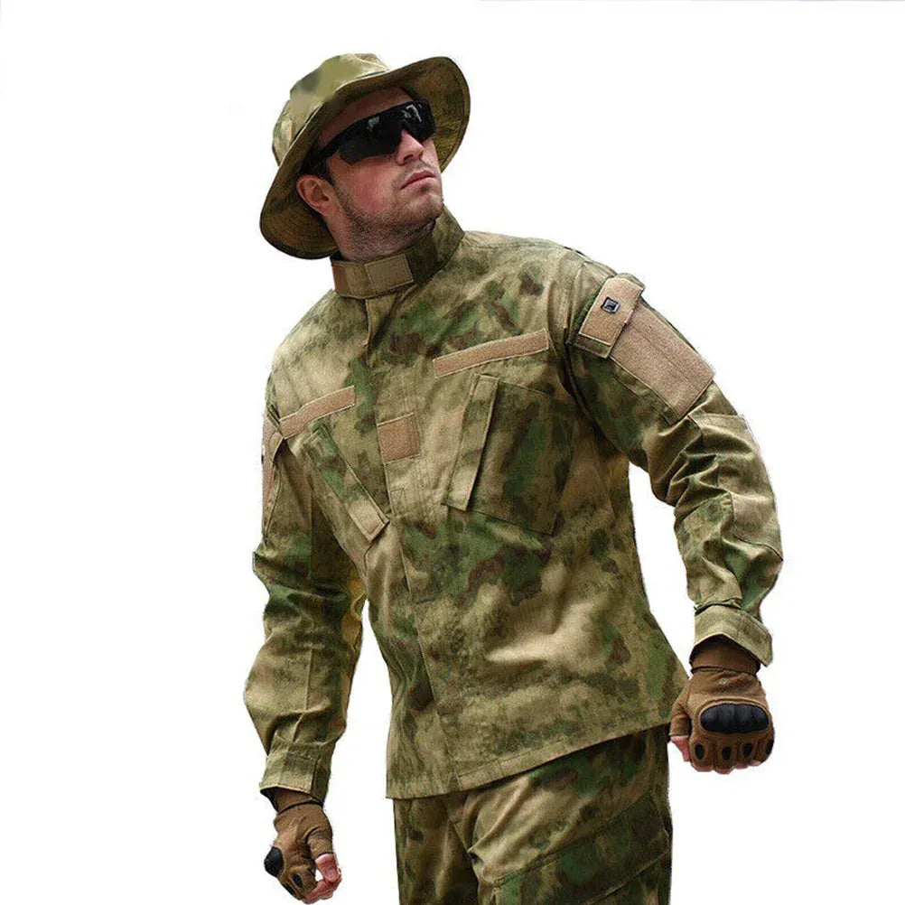 زي قتالي تكتيكي من SINAIRSOFT للرجال، بدلة ملابس صيد، قميص وبنطال