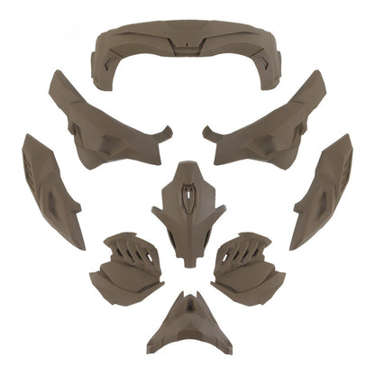 SINAIRSOFT Tactical Mask Parts Airsoft Shooting Cosplay Hunting DIY Visor