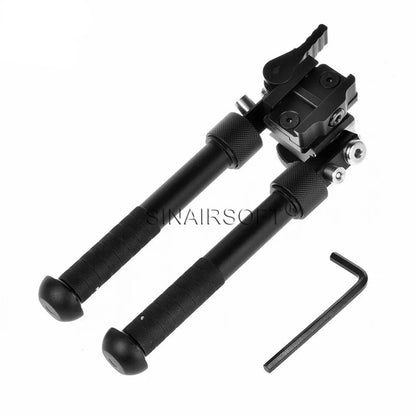 SINAIRSOFT V8 Tactical Hunting Rifle Bipod 6-9" 360° Swivel Bipod