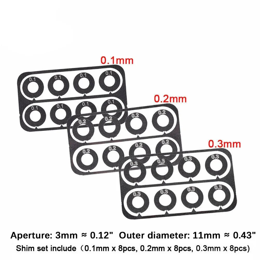 SINAIRSOFT Tactical Stainless Steel Precision Shims For Gearbox AEG Airsoft 0.1 0.2 0.3mm
