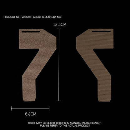 SINAIRSOFT Tactical Left Right MOLLE Magic Fastener Strap Mag Pouch Diagonal Belt