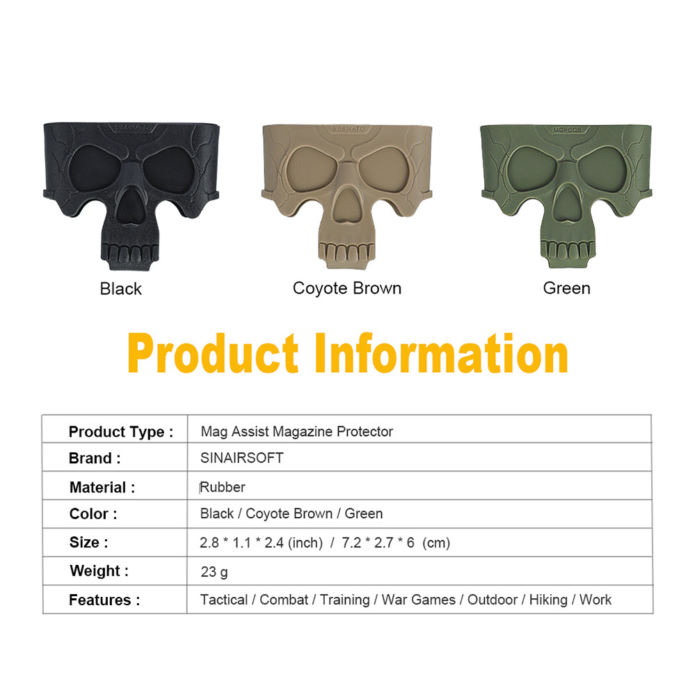 SINAIRSOFT Tactical Magazine MAG Assist Puller 5.56 7.62 Anti-slip Airsoft Rubber Loops Holder