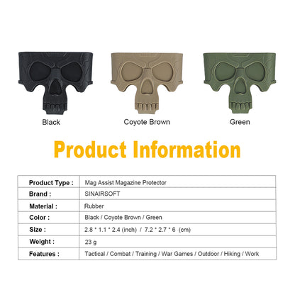 SINAIRSOFT Tactical Magazine MAG Assist Puller 5.56 7.62 Anti-slip Airsoft Rubber Loops Holder