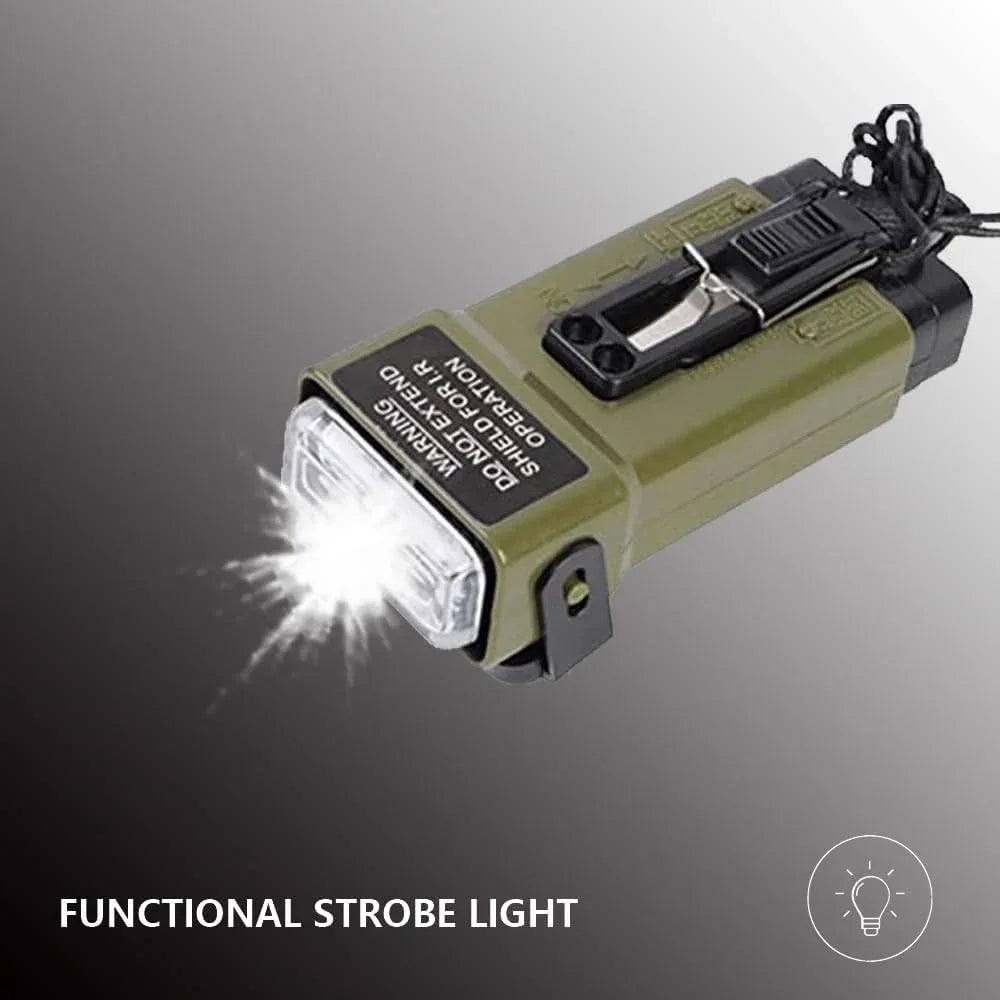 مصباح وميضي متعدد الوظائف ماركة SINAIRSOFT طراز MS2000 للعلامات على الخوذة