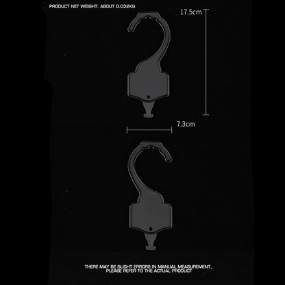 SINAIRSOFT Tactical Belt Hanger for Buckle Airsoft Waistbelt Hook Hanging